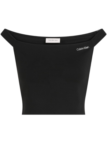 μπλούζα calvin klein jeans logo bardot milano j20j225542 σε προσφορά
