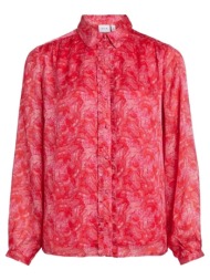 μπλούζα vila shirt layla vie l/s - pink yarrow
