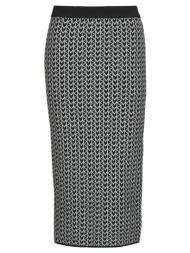 κοντές φούστες michael michael kors mk jacquard midi skirt