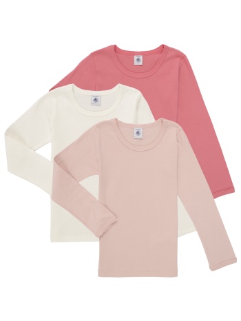 μπλουζάκια με μακριά μανίκια petit bateau tsml x3