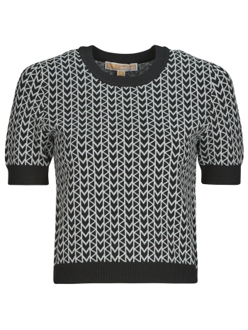 μπλούζα michael michael kors mk jacquard ss crew