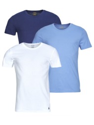 t-shirt με κοντά μανίκια polo ralph lauren s/s crew-3 pack-crew undershirt