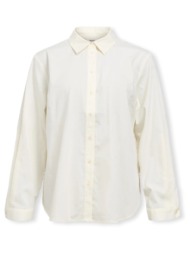 μπλούζα object catinka shirt - white sand