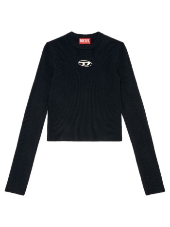 μπλουζάκια με μακριά μανίκια diesel m-valari knit rib d