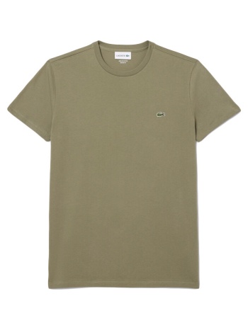 t-shirt με κοντά μανίκια lacoste pima regular fit t-shirt