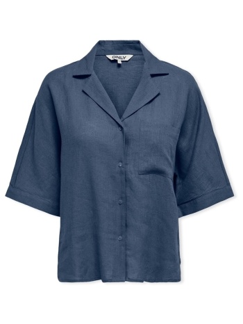 μπλούζα only noos tokyo life shirt - vintage indigo