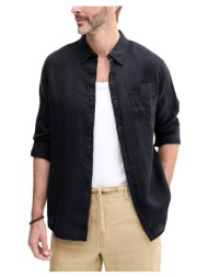 πουκάμισο με μακριά μανίκια guess napa linen longsleeve shirt men