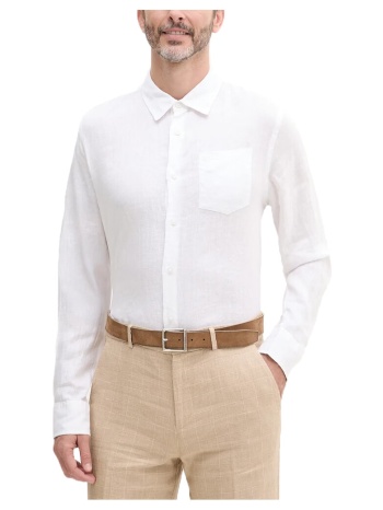 πουκάμισο με μακριά μανίκια guess napa linen longsleeve