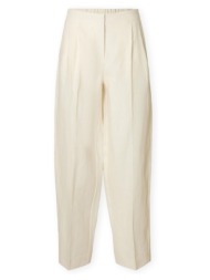 παντελόνια selected w barrel lia trousers - birch