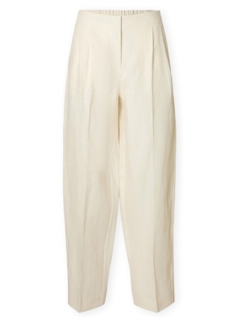 παντελόνια selected w barrel lia trousers - birch