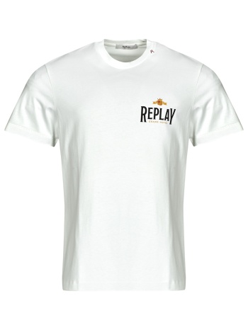 t-shirt με κοντά μανίκια replay - σε προσφορά