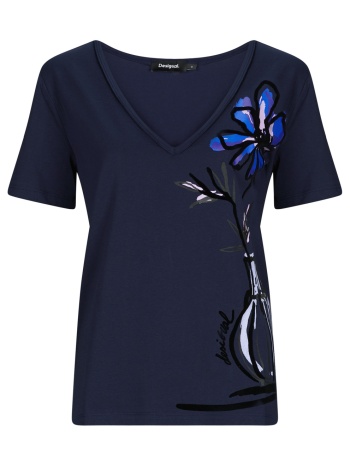 t-shirt με κοντά μανίκια desigual dumas