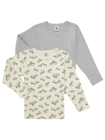 μπλουζάκια με μακριά μανίκια petit bateau tsml x3