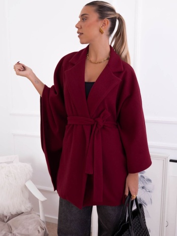 μπορντω καπα με ζωνη - markela σε προσφορά