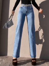 μπλε mom fit τζιν- malia