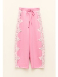 παντελονι φουτερ με δαντελα by lumina