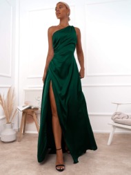 μακρυ σατεν φορεμα ...