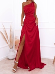 μακρυ σατεν φορεμα ...