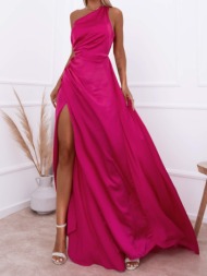 μακρυ σατεν φορεμα ...