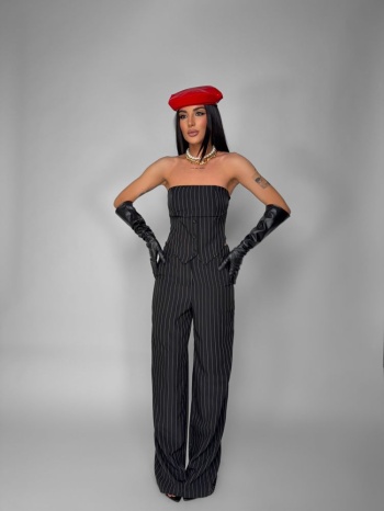 συνολο στραπλες τοπ + παντελονι nicole