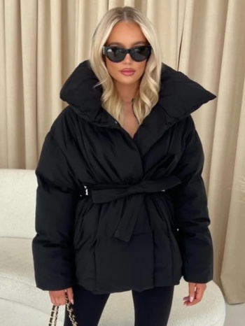 μαυρο puffer μπουφαν - vergel σε προσφορά