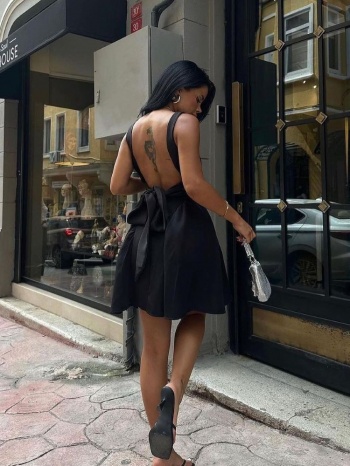 μαυρο μινι φορεμα - maya