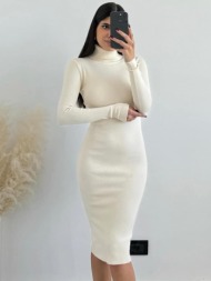 φορεμα λευκο πλεκτο - zosime