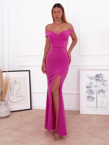 φουξια μαξι φορεμα- gilda