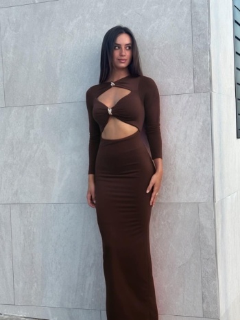 μακρυμανικο φορεμα - true