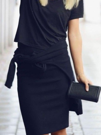 μαυρη φουστα εφαρμοστη - rosario