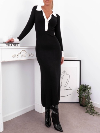 μαυρο πλεκτο φορεμα - beatriz σε προσφορά