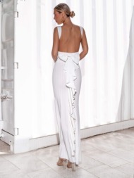 λευκο μαξι φορεμα - oscar