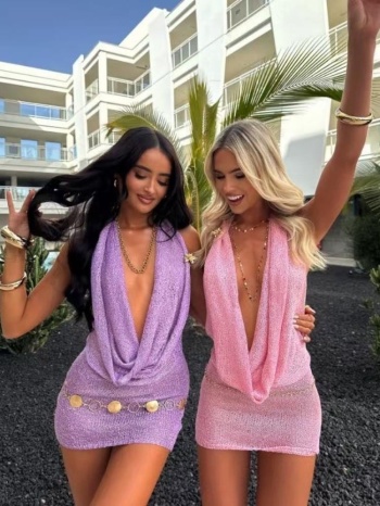 μινι φορεμα lurex - santorini