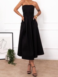 μαυρο μιντι φορεμα  ...