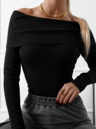 μαυρη ριπ μπλουζα - claudine