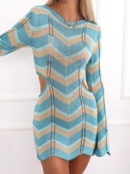 φορεμα lurex γαλαζιο με ...