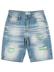 bikkembergs bottomwear denim σορτς
