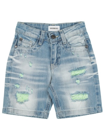 bikkembergs bottomwear denim σορτς