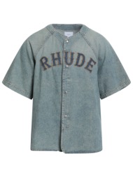 rhude μπλουζακια πουκάμισο denim