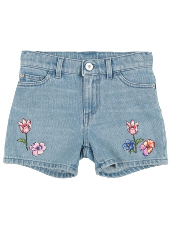 versace young bottomwear denim σορτς