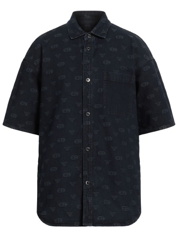 emporio armani μπλουζακια πουκάμισο denim