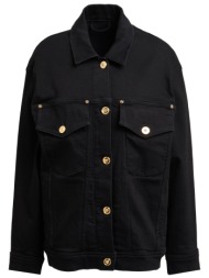 versace παλτο & τζακετ denim τζάκετ