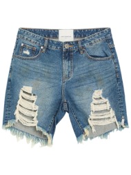 one teaspoon bottomwear denim σορτς