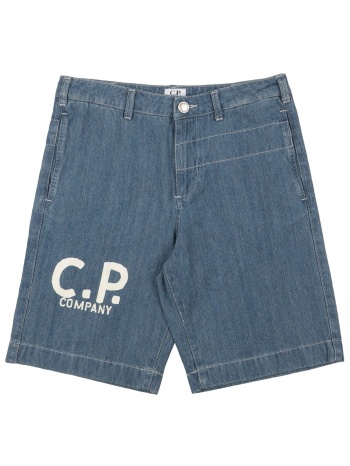 c.p. company undersixteen bottomwear denim σορτς