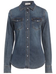 manila grace μπλουζακια πουκάμισο denim
