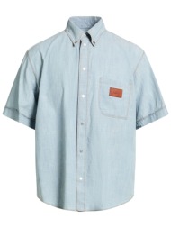 fendi μπλουζακια πουκάμισο denim