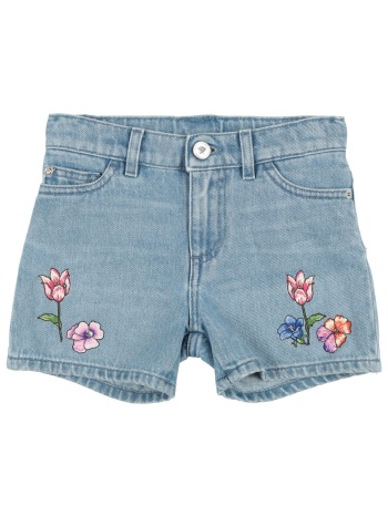 versace young bottomwear denim σορτς