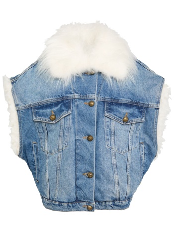 pinko παλτο & τζακετ denim τζάκετ