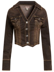 true religion παλτο & τζακετ denim τζάκετ