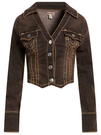 true religion παλτο & τζακετ denim τζάκετ